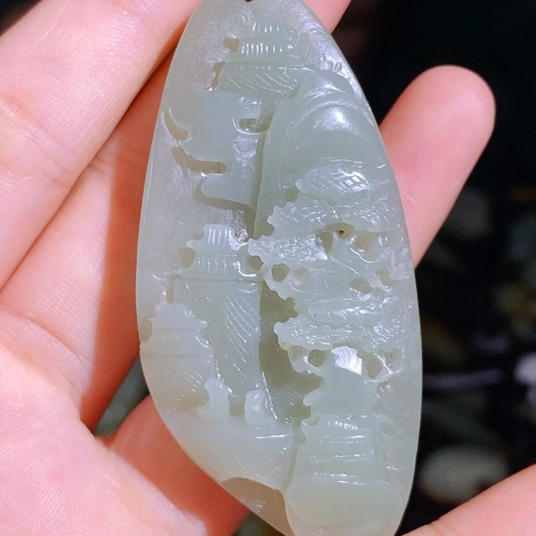 和田玉颈饰未镶嵌