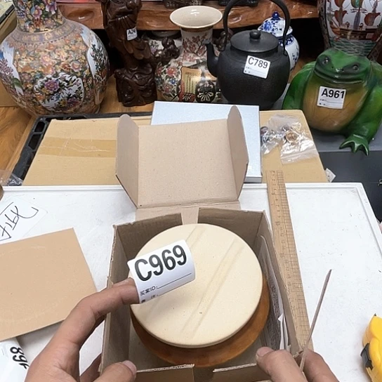 瓷片瓷器摆件工艺品摆件666