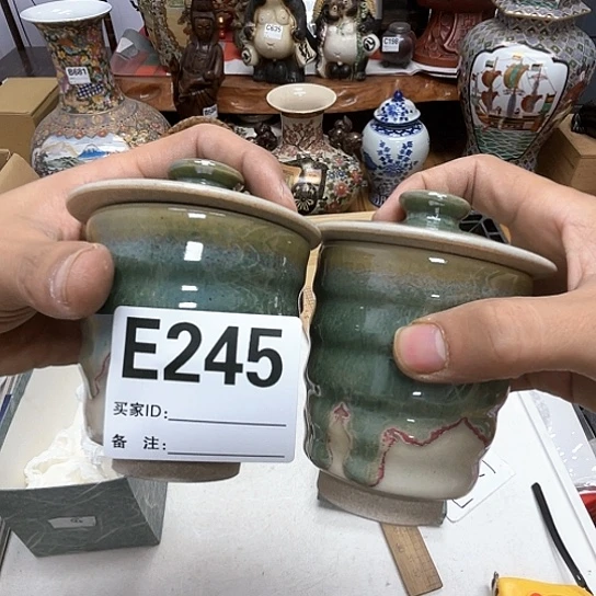 瓷片瓷器摆件工艺品摆件666