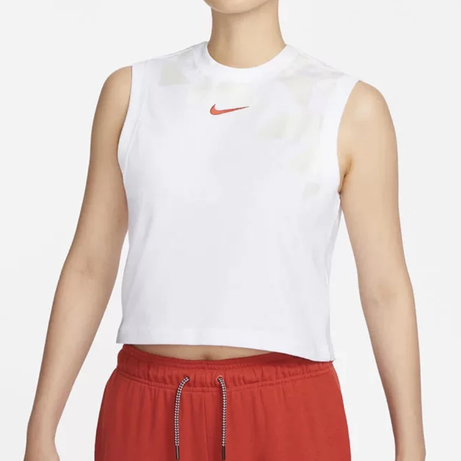 Nike/耐克正品新款女子运动透气休闲圆领无袖背心FQ0368-100