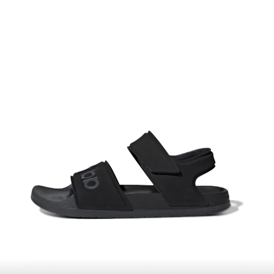 adidas Adilette Sandal沙滩魔术贴防滑耐磨运动凉鞋黑武士FY8649
