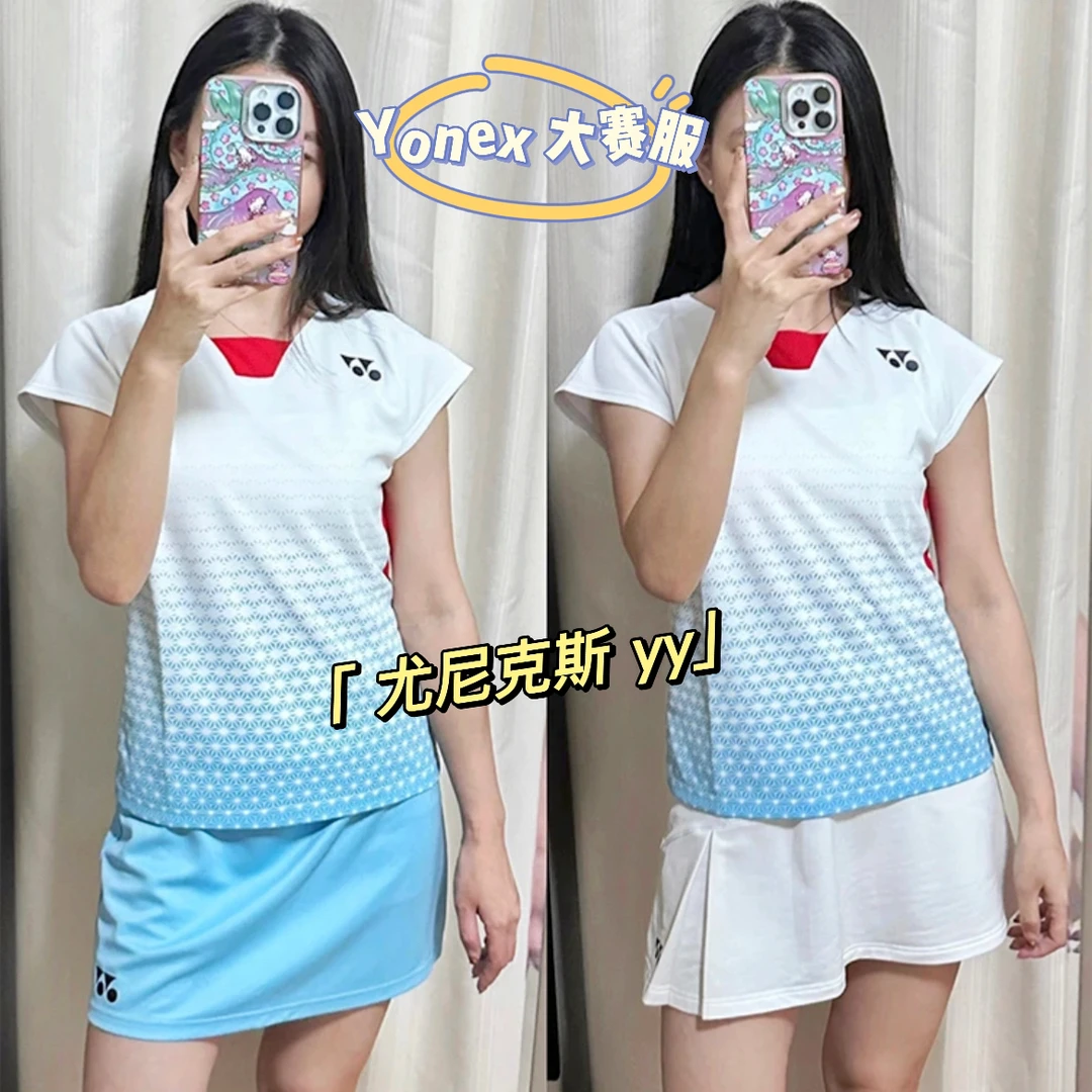 Yonex 尤尼克斯羽毛球服志田千阳同款飞袖大赛服运动速干透气短袖