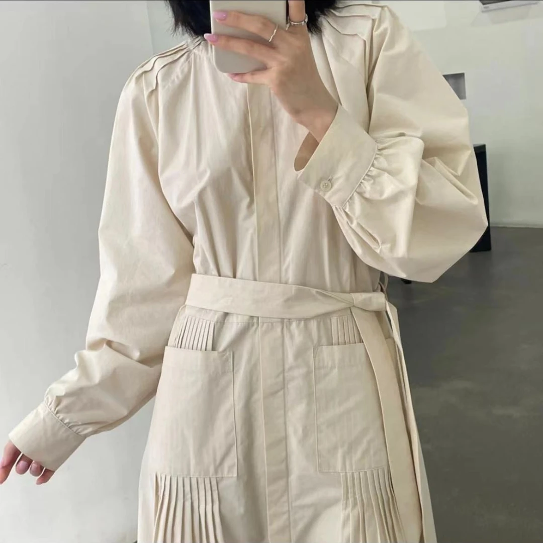 高级连衣裙设计款中长款过膝（无腰带）