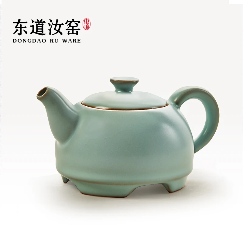 东道典藏 圆融套组2022款（天青）手工茶具高端典藏礼赠佳品套装