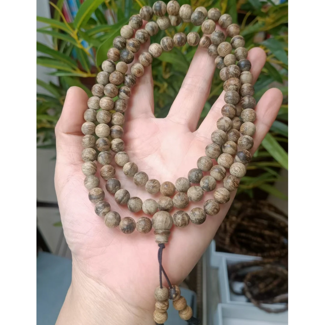 达拉干天然野圆珠多圈手串0.85cm,30.8克