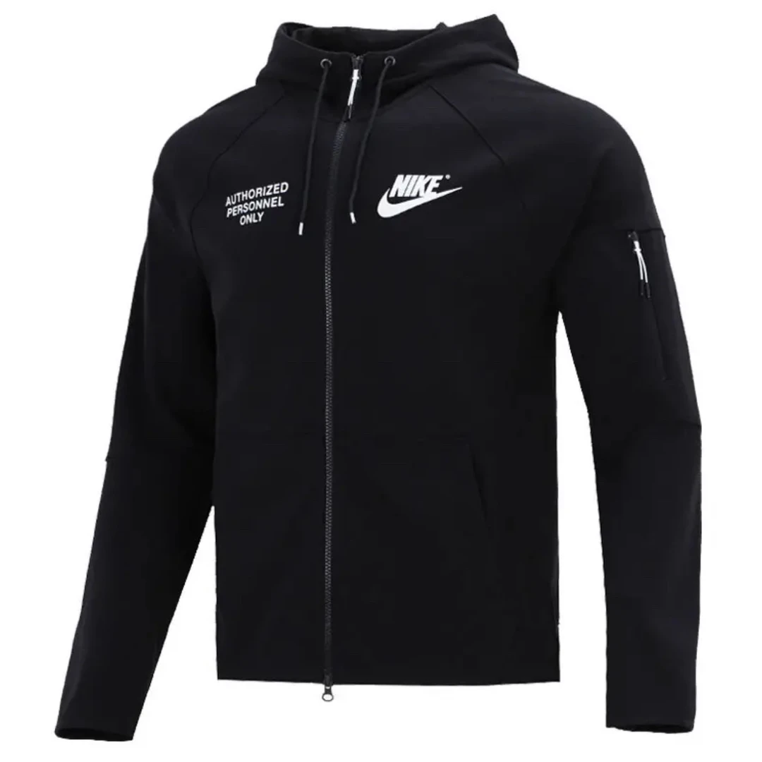 Nike耐克春季运动休闲连帽夹克针织拉链薄款外套DM6549-010-072