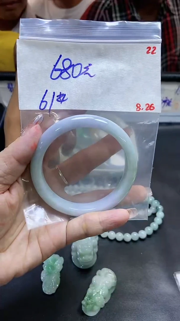 【闪购商品】定制翡翠未镶嵌22天然翡翠手镯61