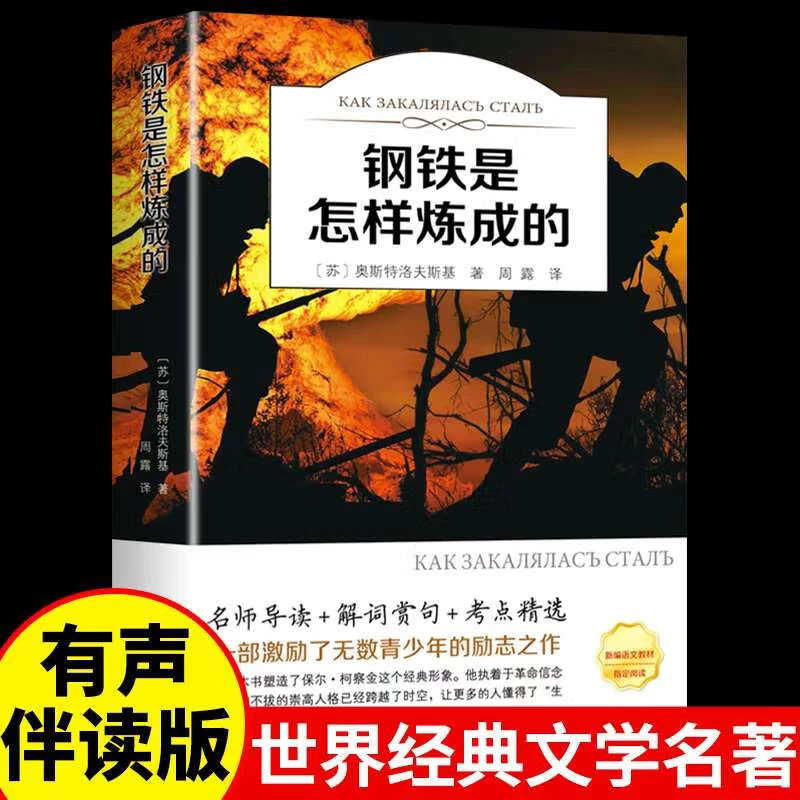 钢铁是怎样炼成的初中必读课外阅读书籍八年级下册经典阅读名著