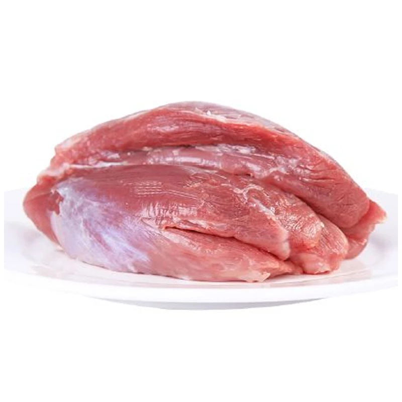 潮河川黑猪肉后尖肉冰鲜包装，满2斤包邮,