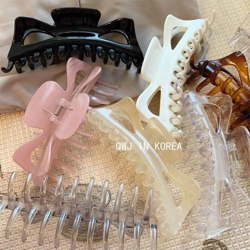 超大号抓夹发多女网红抓夹大号发抓厚头发夹后脑勺发夹鲨鱼夹发饰