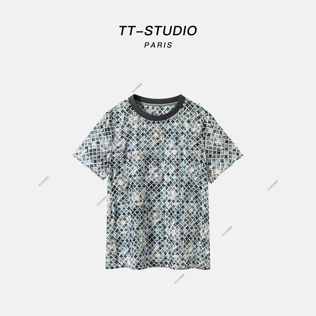 TT【幸运草】100%莱赛尔夏季新款休闲时尚T恤TT-W385