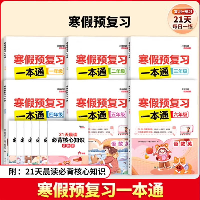 寒假一本通复习+预习 21天每日一练通用版