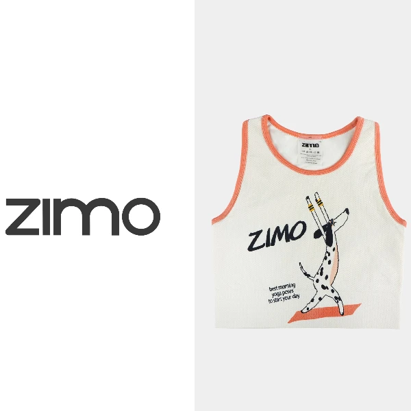 zimo-背心式文胸瑜伽小狗-高强高弹健身背心式文胸带胸垫