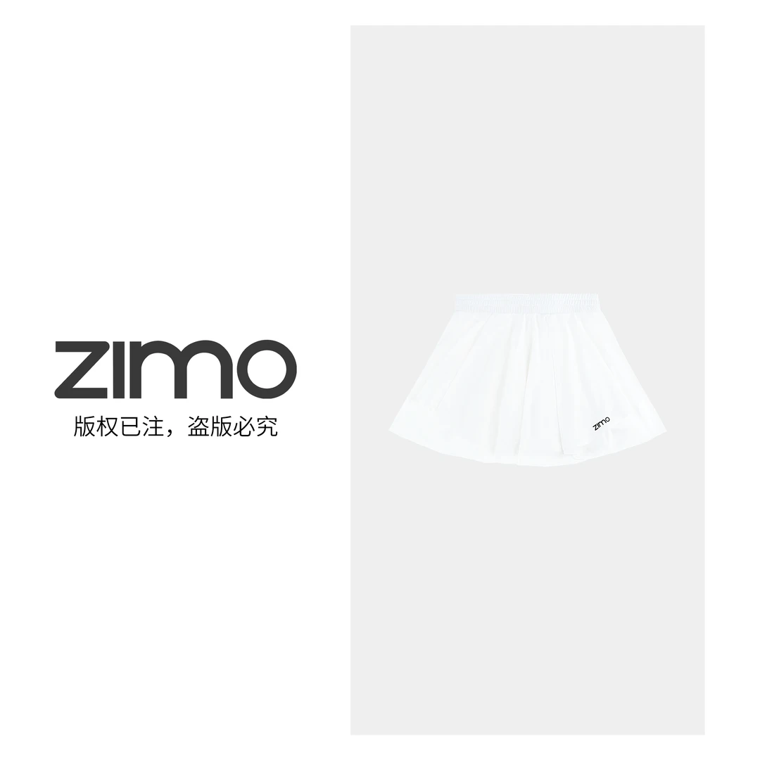 蛋糕裙白色-zimo-高端健身瑜伽健身服瑜伽裤外穿MXSK006