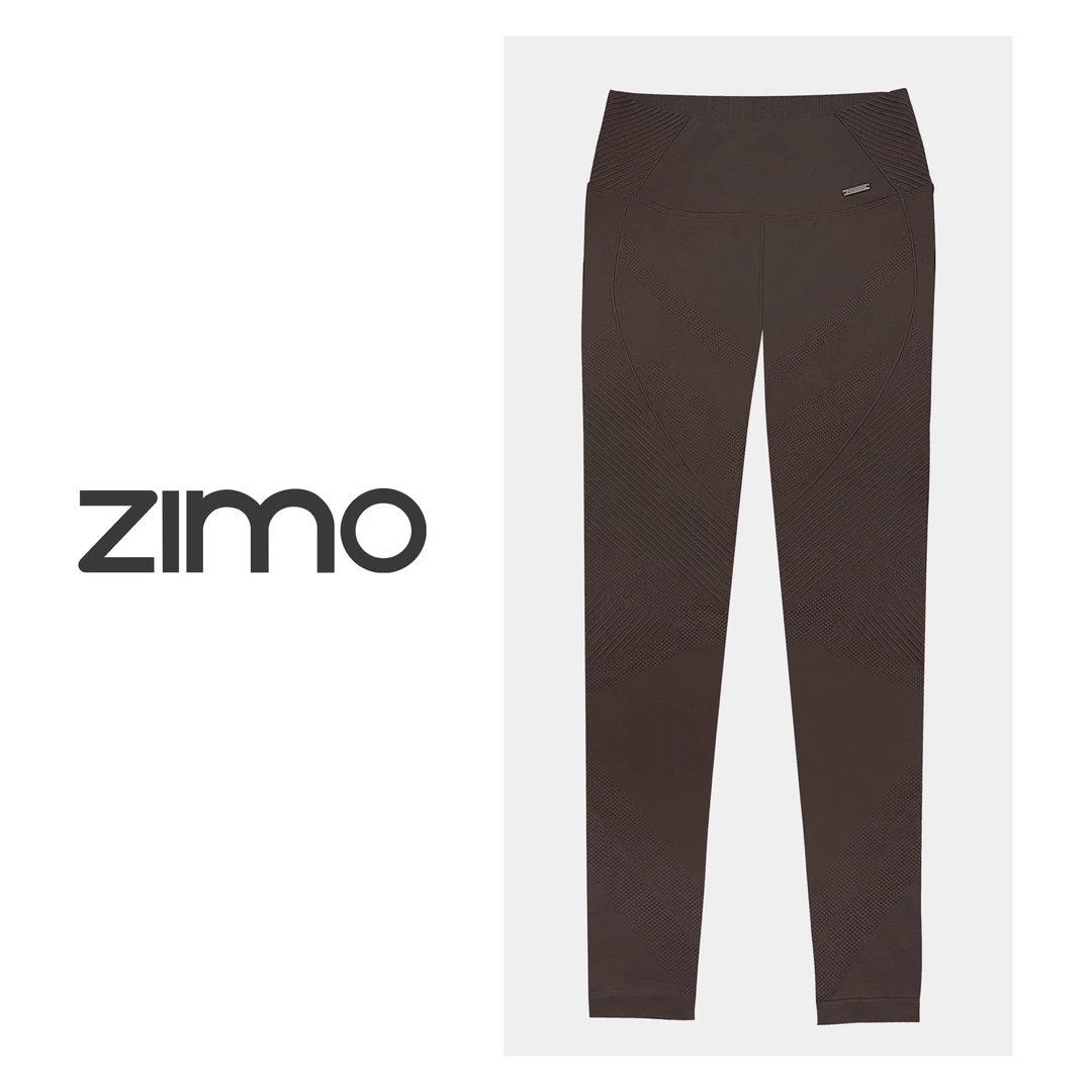 九分裤多组织深咖-zimo-高端瑜伽健身裤瑜伽服健身服瑜伽裤可外穿