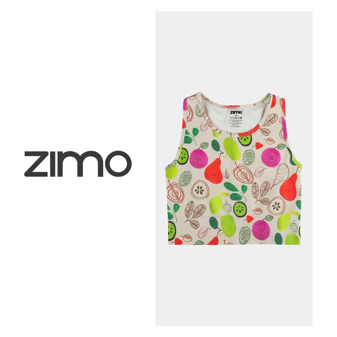 zimo-背心式文胸水果派对-高端瑜伽健身瑜伽服健身服