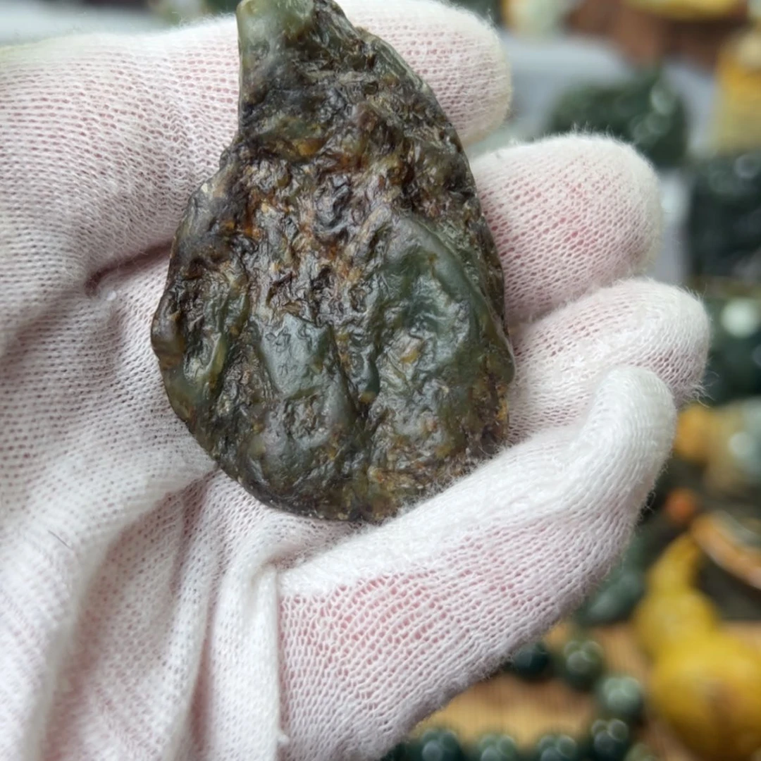 【闪购商品】岫岩河磨玉（透闪石质玉）把件未镶嵌