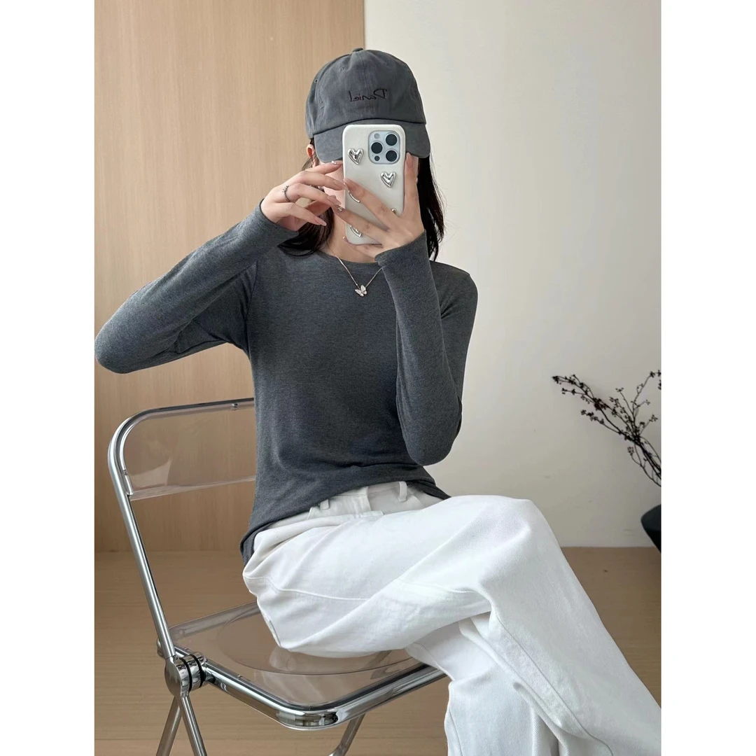 【羊绒蛋白】新款时尚百搭洋气上衣 显瘦 新选f256