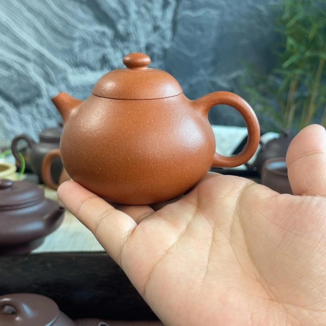 紫砂茶壶红泥文旦