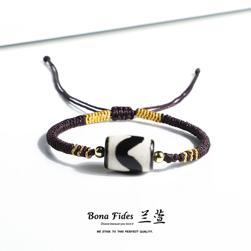 【兰萱 • 新玛瑙行运工艺系列】新玛瑙条纹手链 多样性发货 手链　25