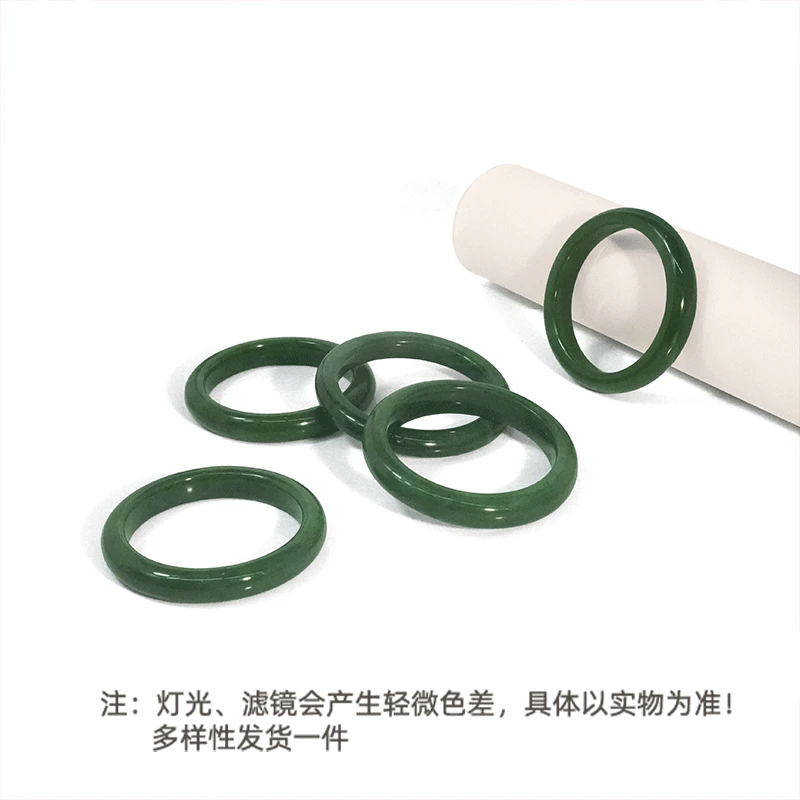 【章章甄选】时尚简约倾国倾城和田碧玉手镯-多样性发其一【ZSZ19】