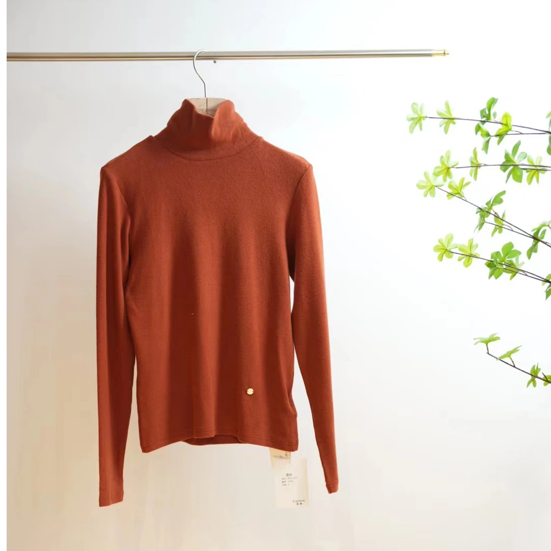 1-294-女士秋冬纯色高领到底衫