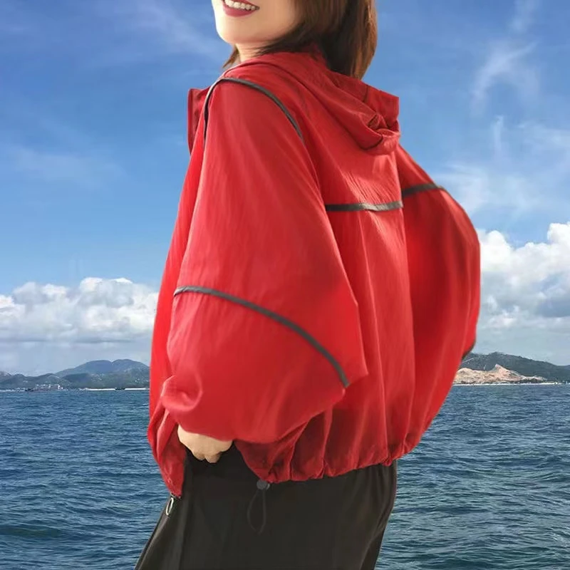 防晒衣连帽款女2023新款夏季网红爆款洋气防紫外线冰丝透气薄款