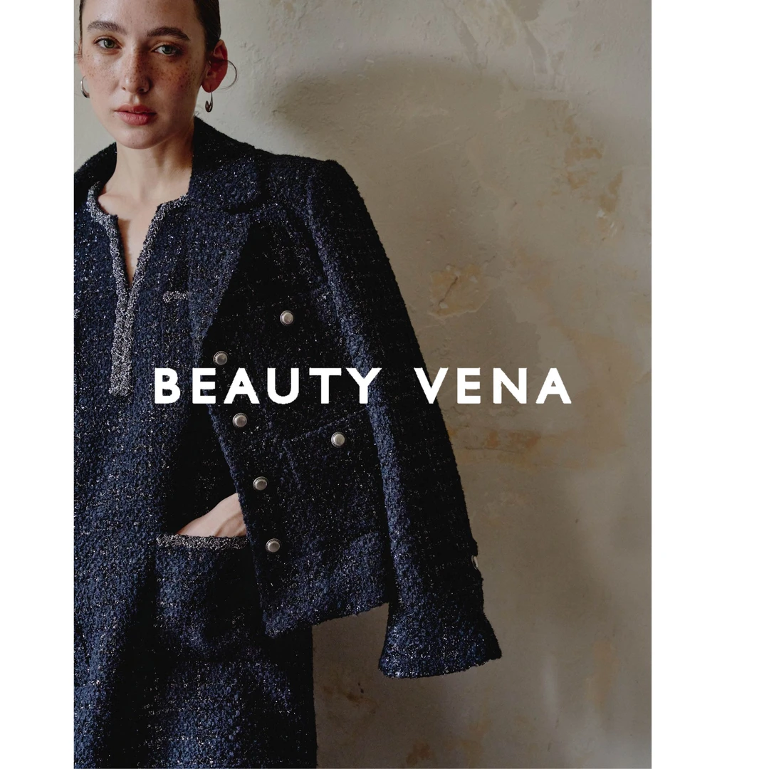 BEAUTY VENA【恰当优雅】奢华贵气粗花呢小香风连衣裙套装4WCMD015