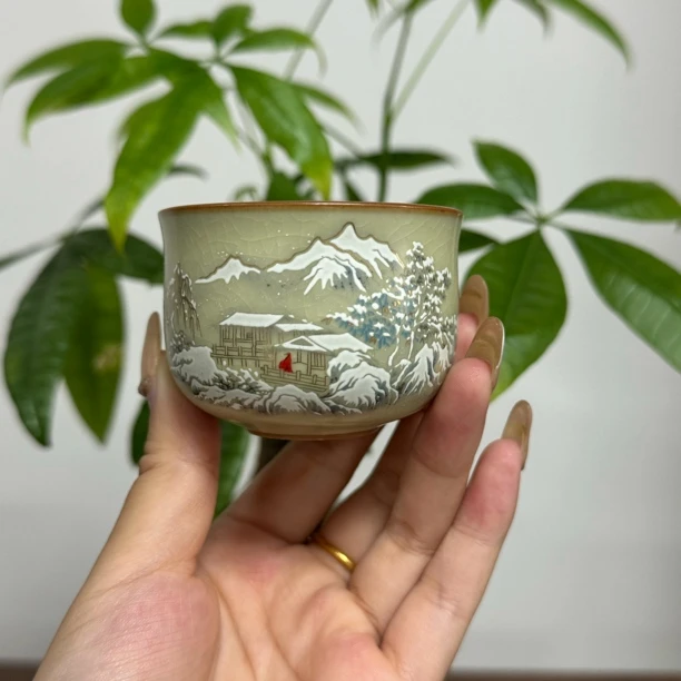 岑汝雪山束腰杯80毫升