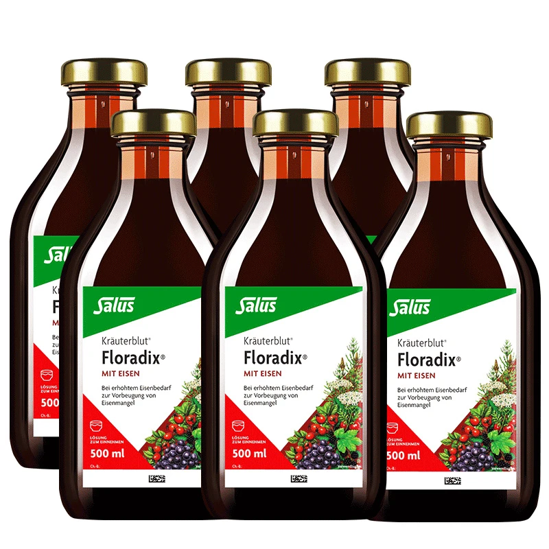SALUS/莎露斯德国莎露斯补铁口服液补铁剂孕妇补铁推荐500ml*6