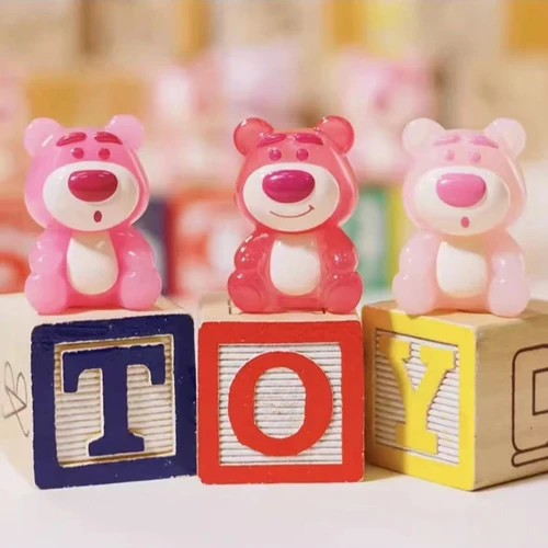 草莓熊mini香粒盲袋盲盒迪士尼玩具总动员周边萌粒公仔摆件YB0908