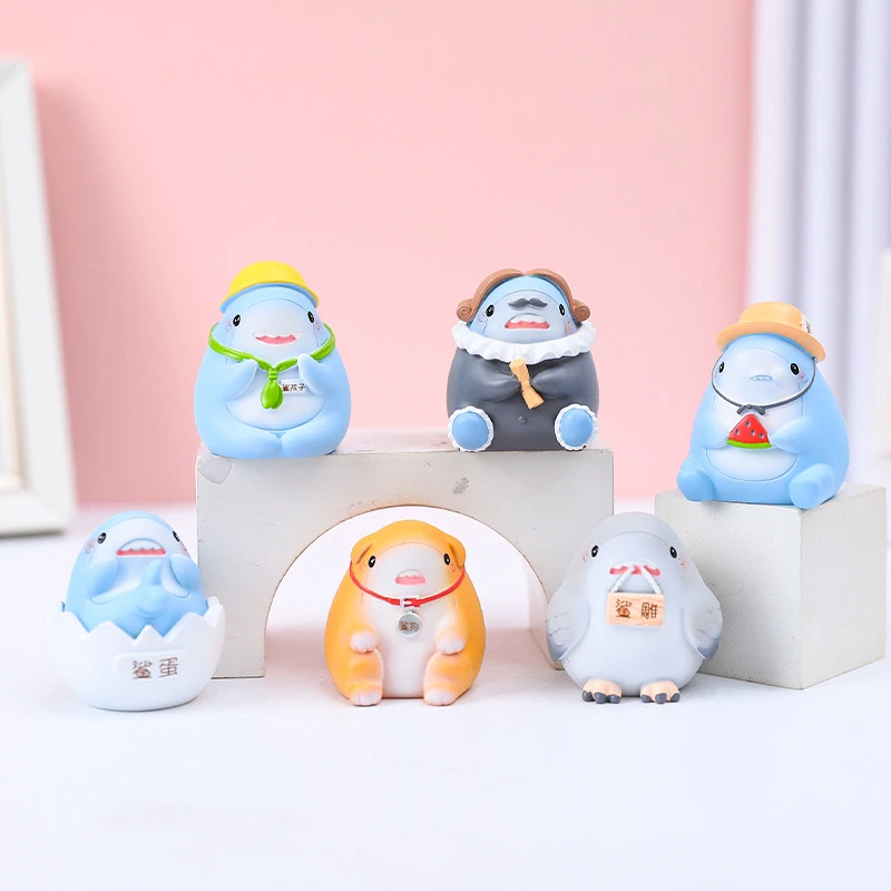 鲨呼呼鲨鱼摆件盲盒