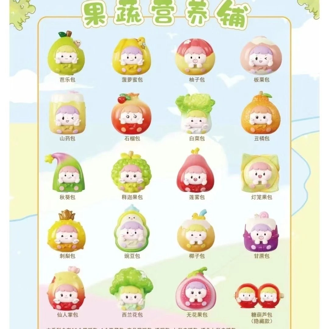 淘气包新品三代果蔬包可爱萌粒水果盲盒