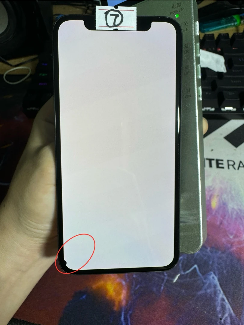 适用苹果x xs小瑕疵屏幕，触摸好。正常显示看不到瑕疵。后压