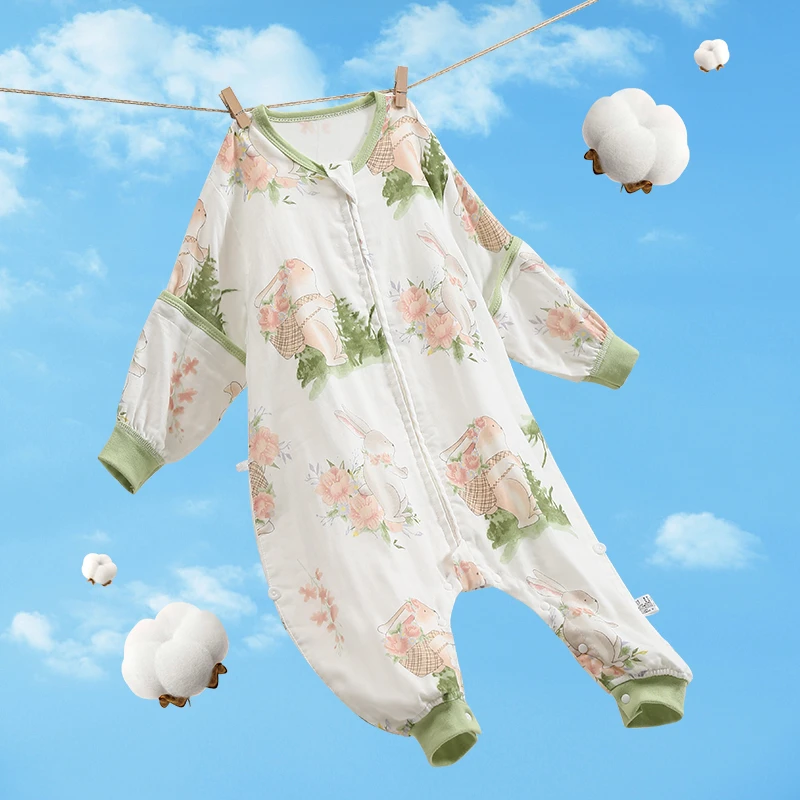 【竹棉恒温标】宝宝睡袋婴幼儿分腿睡袋春夏款【宝藏衣橱上新】