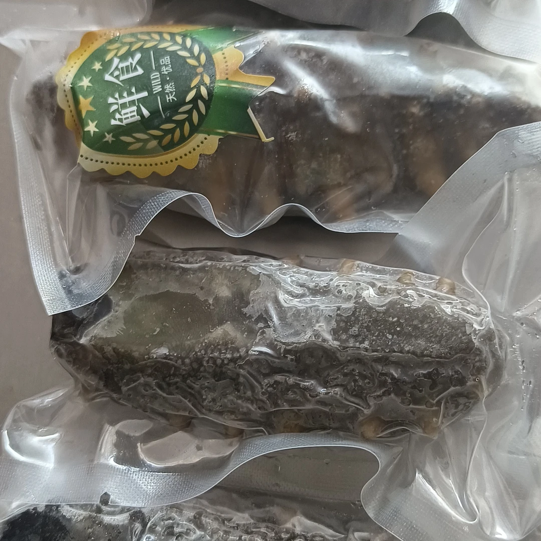 长岛真空负压鲜食海参60个7斤送良心酱油一桶