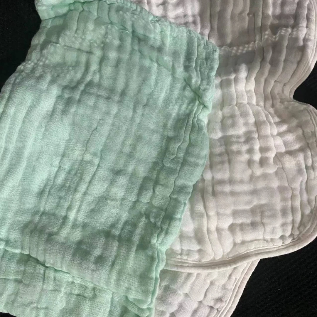 兮兮家泡泡纱布方长巾颜色花型随机(拍一发五)(5819)