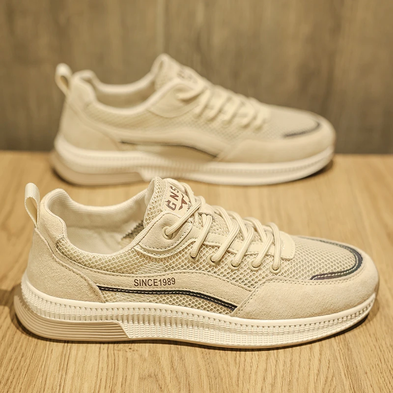 G.N.Shi Jia/公牛世家夏季透气潮鞋男士百搭鞋休闲运动鞋新款薄款