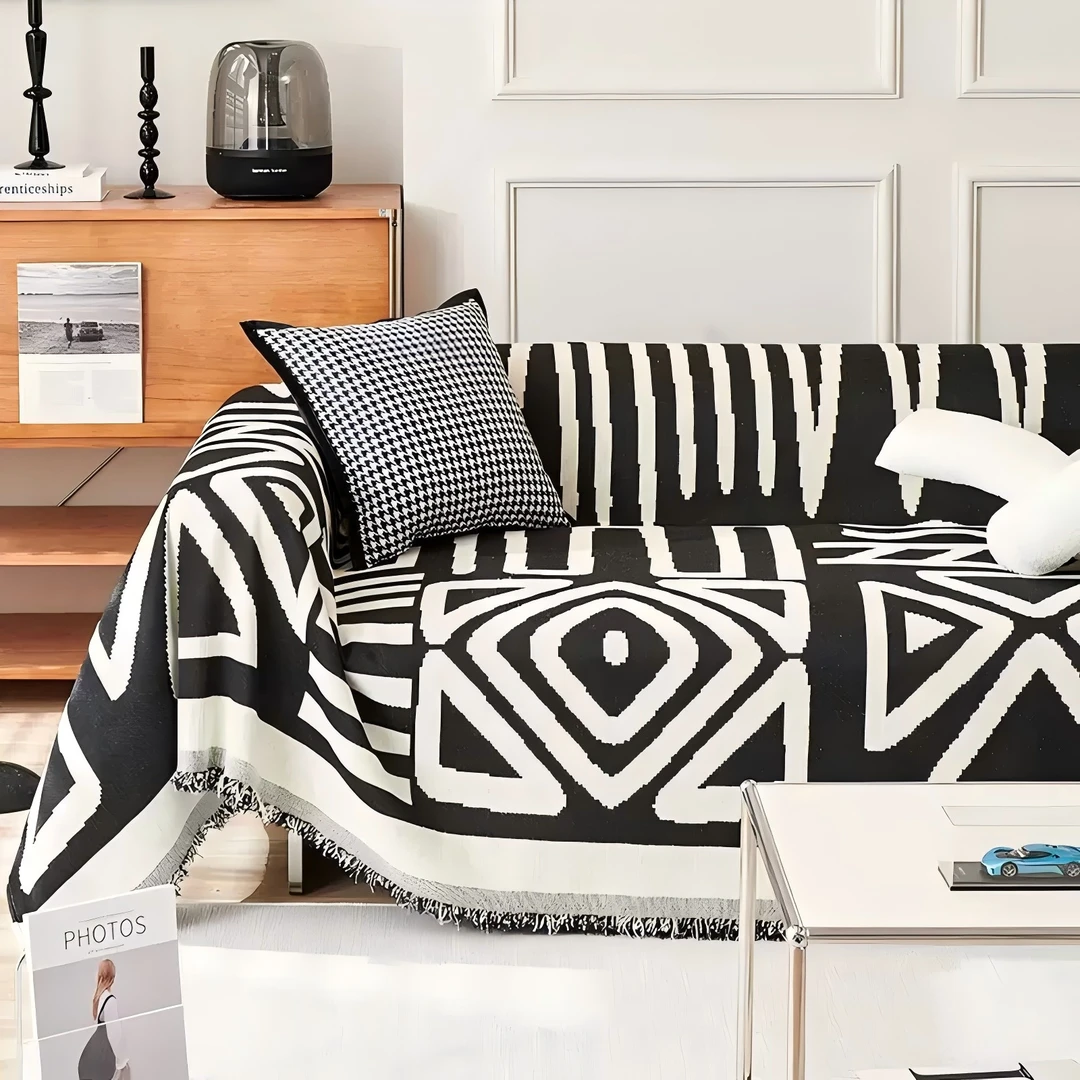 北欧ins风沙发巾雪尼尔沙发盖巾全包耐磨四季通用