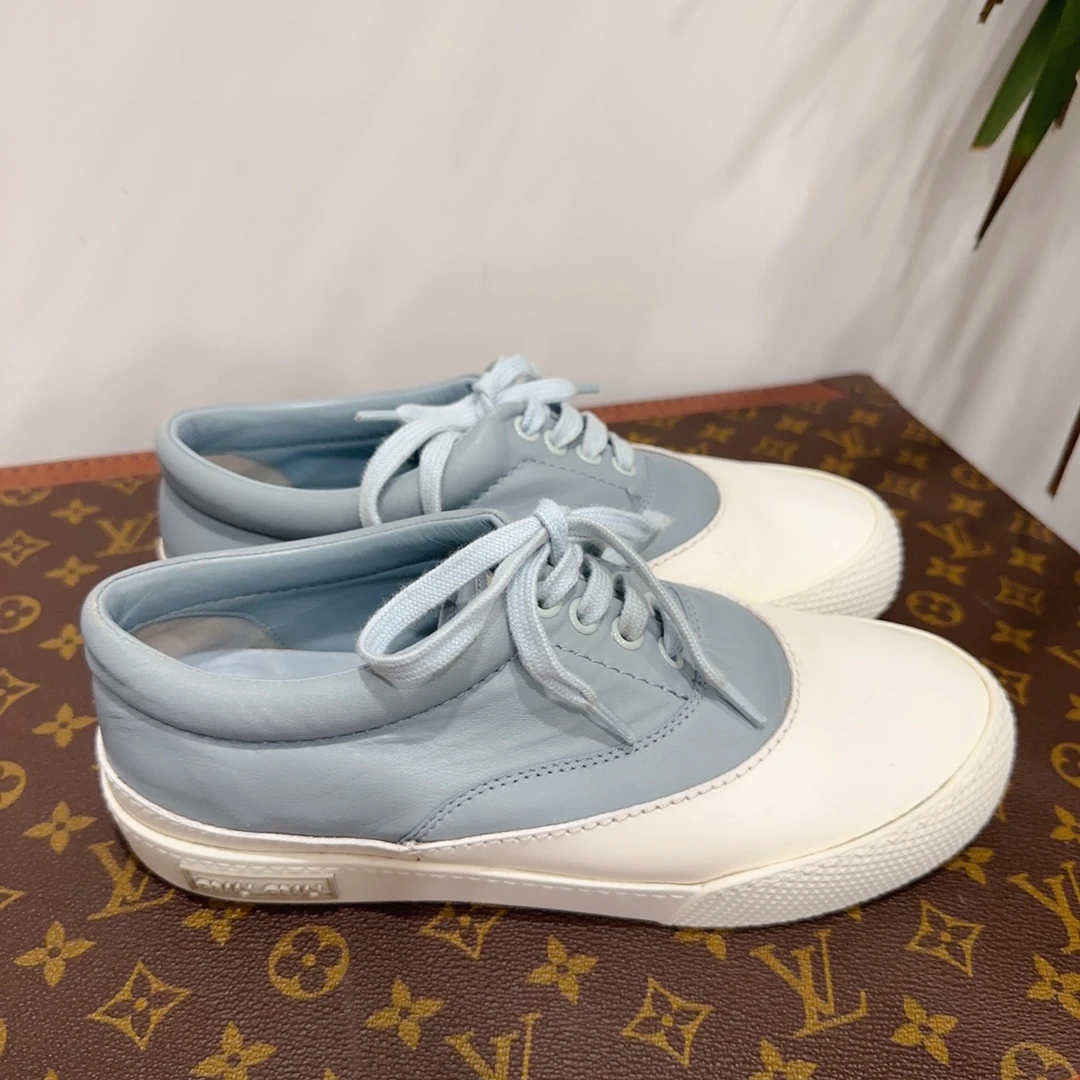95新 安洁利严选MiuMiu平底鞋/尺码36/成色以直播间为准/GSS6420