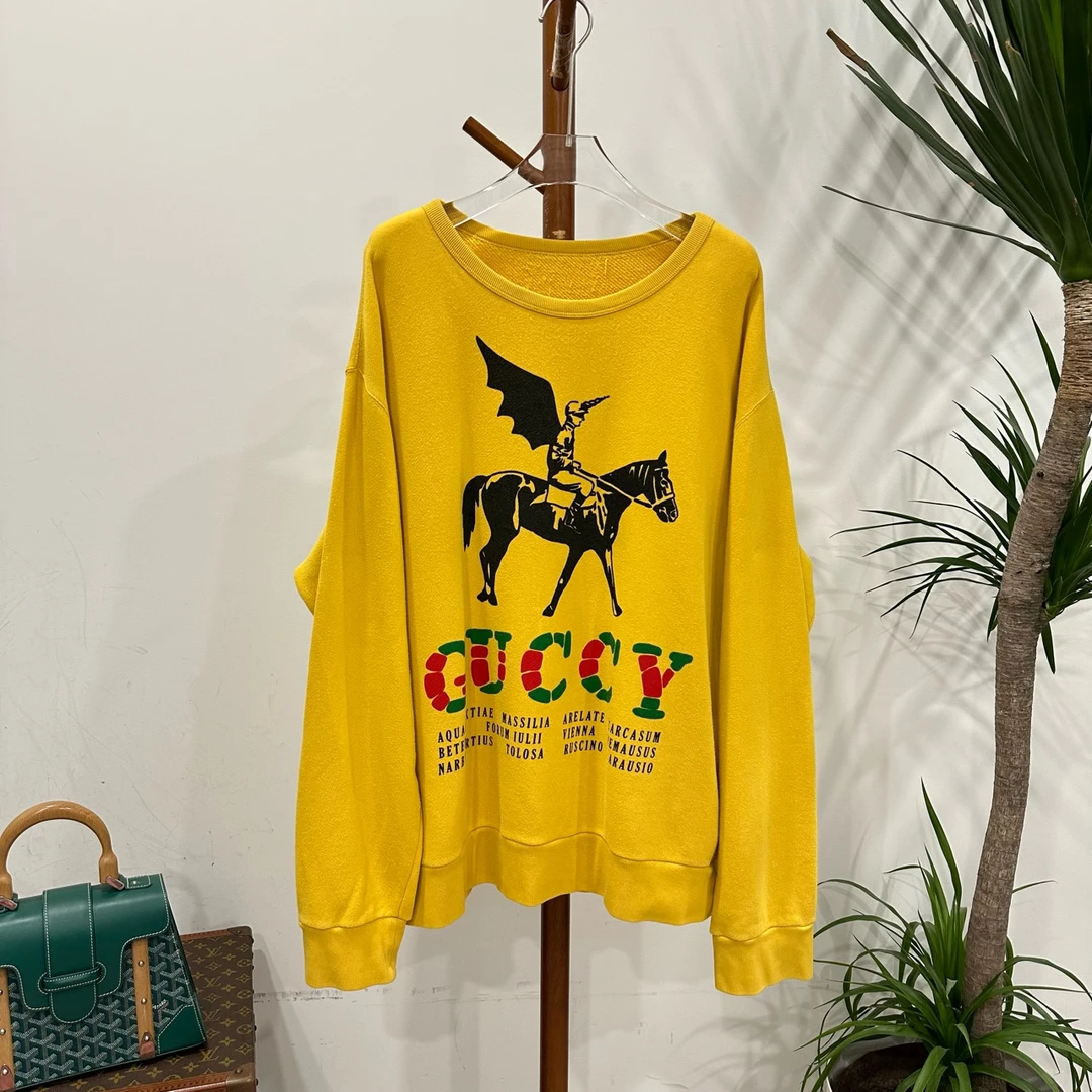 99新 安洁利严选Gucci卫衣无领标尺码XXL成色直播间为准GSS19606
