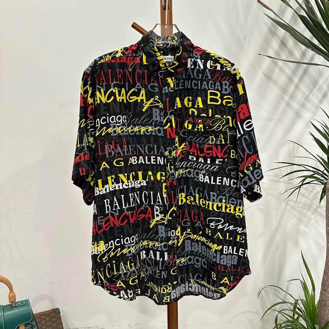 99新 Balenciaga/巴黎世家 安洁利衬衫码36成色看直播GSS20631