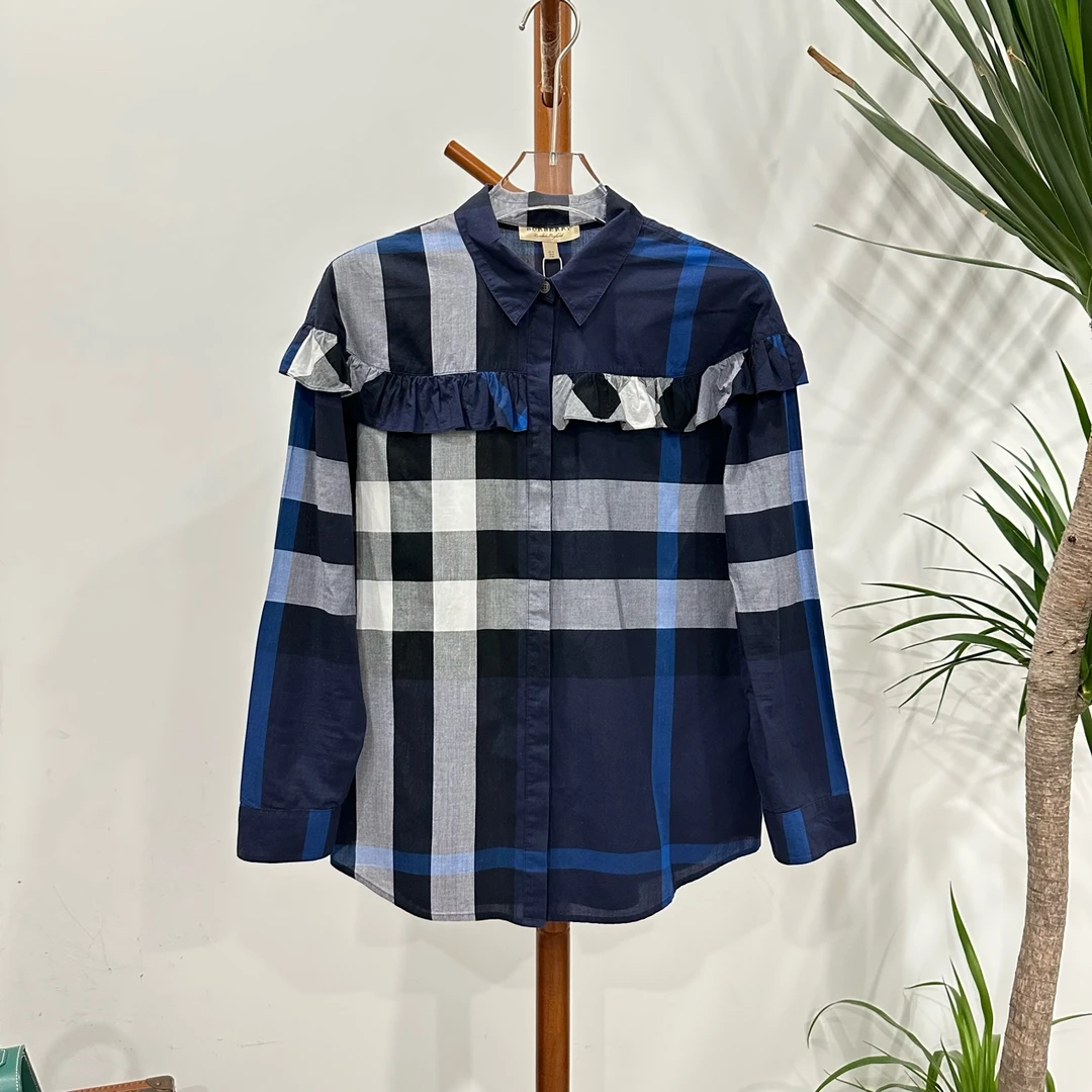 99新 BURBERRY/博柏利 安洁利衬衫码uk10成色直播间为准GSL2502