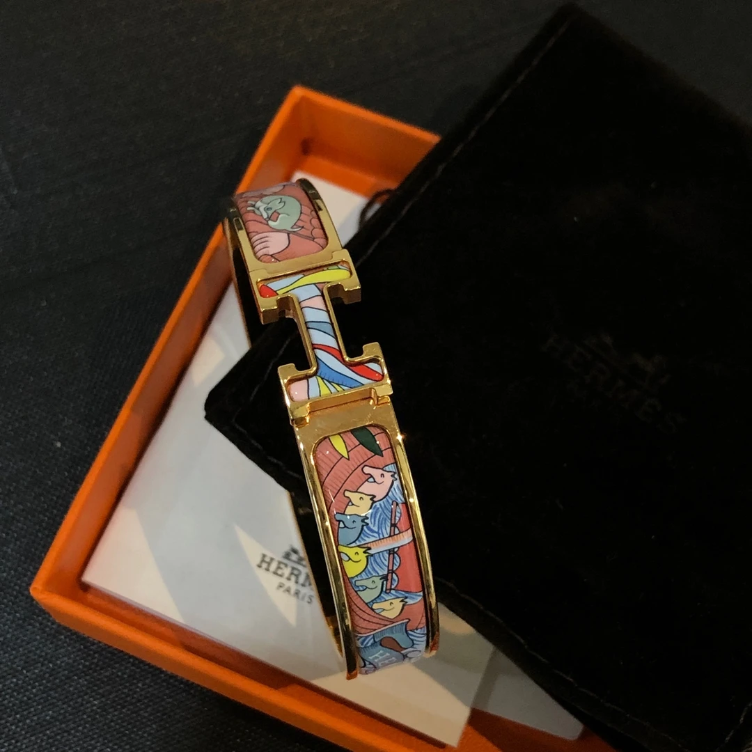 95新 Hermes/爱马仕 安洁利/H手镯成色以直播间为准/GSS21608
