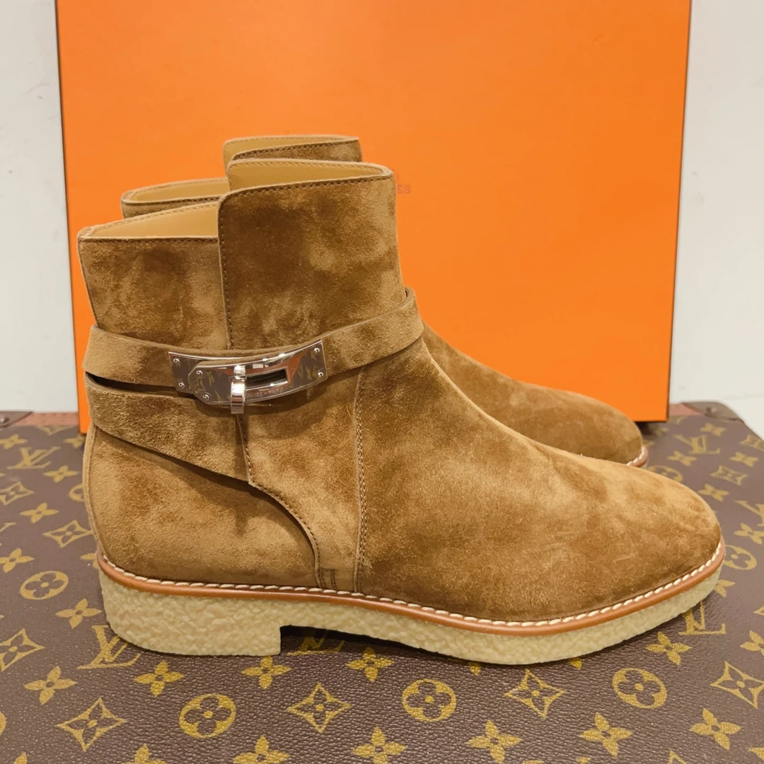 全新未使用 Hermes/爱马仕 靴子 尺码39成色看直播 GSS22921