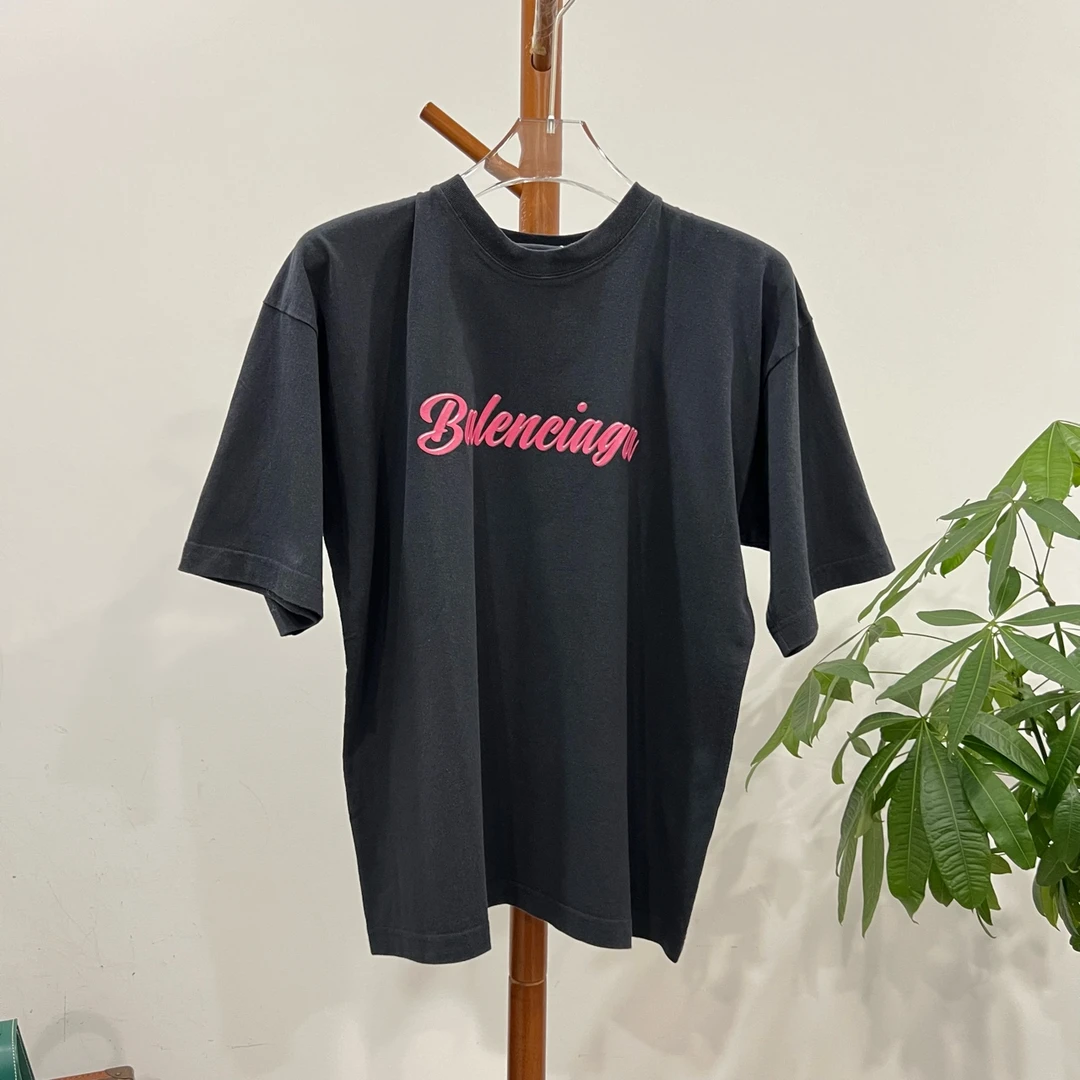 99新 Balenciaga/巴黎世家 短袖 尺码M成色看直播GSS22096