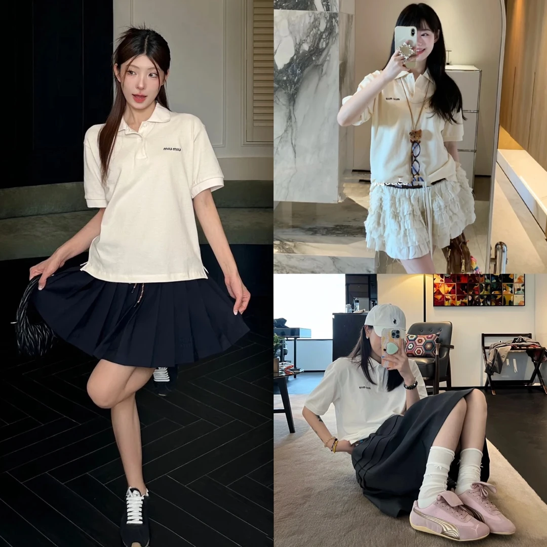 99新 MIU MIU/缪缪 短袖 尺码XXL 成色看直播GSS22907