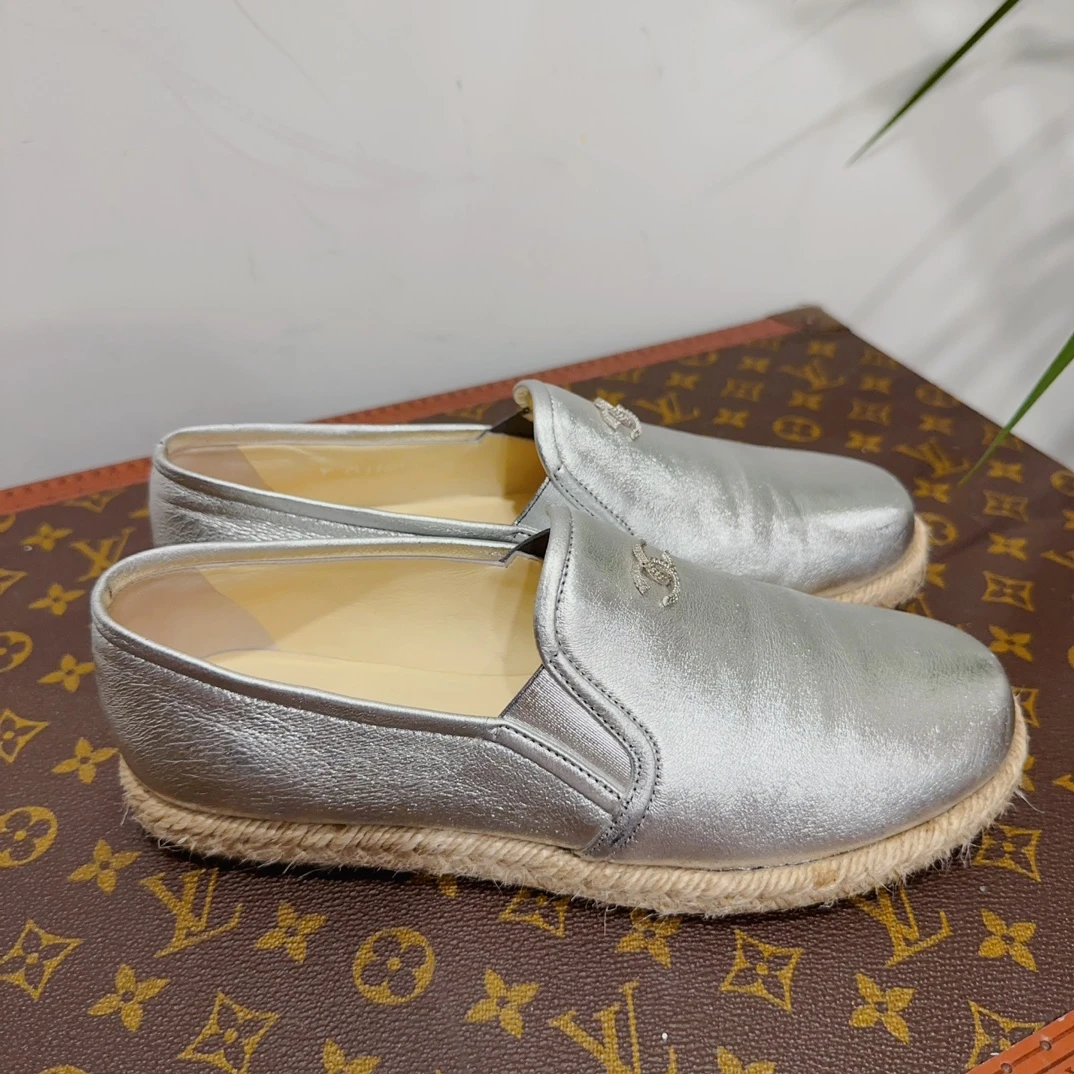 95新  安洁利严选Chanel渔夫鞋/码36/成色以直播间为准/GSS3264