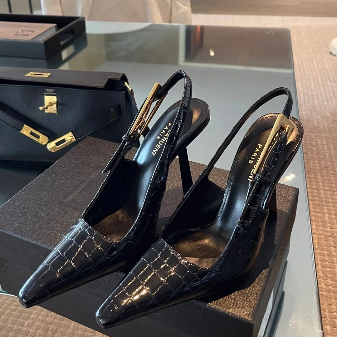 99新 YSL/圣罗兰 安洁利严选高跟鞋 尺码36成色直播为准GSS21363