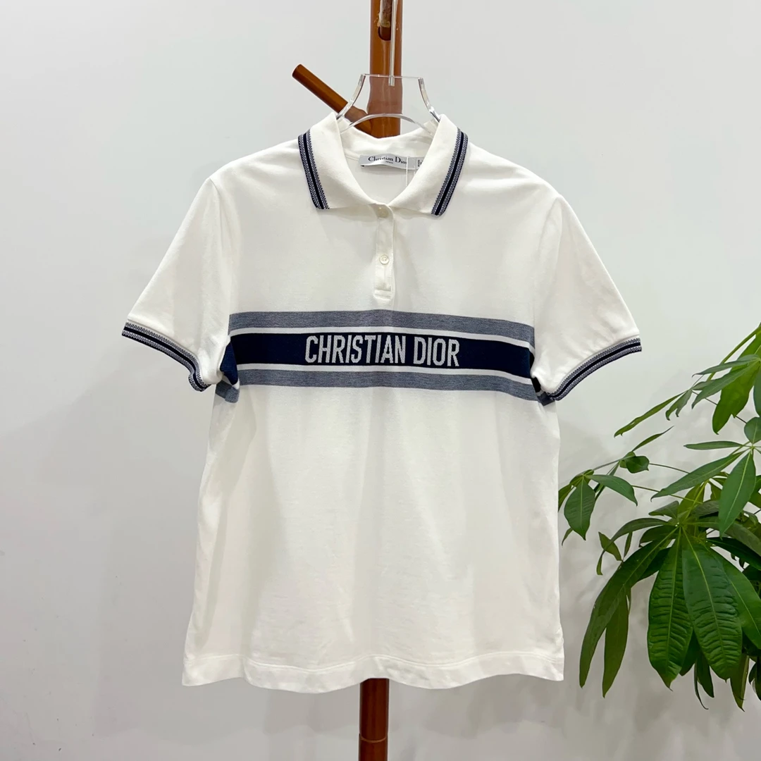 99新 DIOR/迪奥 安洁利严选短袖 尺码M成色看直播GSS21990